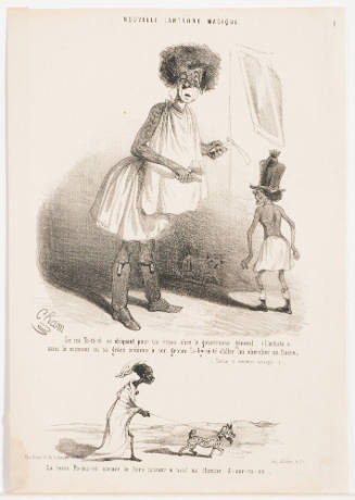 The King Yo-Té-Té Preparing Himself for a Dinner with the Governor General [Le Roi Yo-Té-Té se chiquant pour un repas chez le gouverneur géneral]