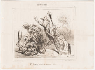 Mr. Baroche Scaring Up a New Hare [Mr. Baroche levant un nouveau lièvre.]