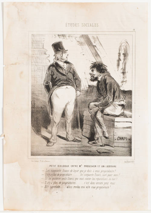 A Brief Dialogue Between Mr. Proudhon and a Tenant [Petit dialogue entre M. Proudhon et un locataire]