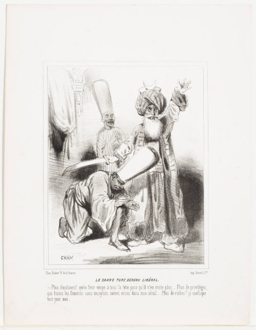 The Grank Turk Became Liberal-minded [Le Grand Turc devenu libéral]