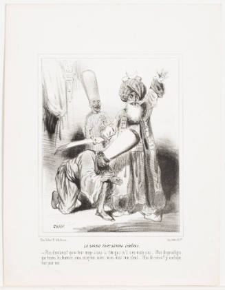 The Grank Turk Became Liberal-minded [Le Grand Turc devenu libéral]