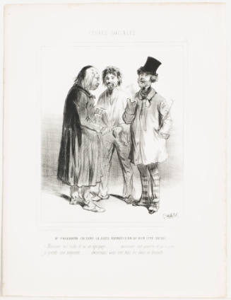 Mr. Proudhon Making a Fair Distribution of Social Well Being [M. Proudhon faisant la juste réparition du bien être social]
