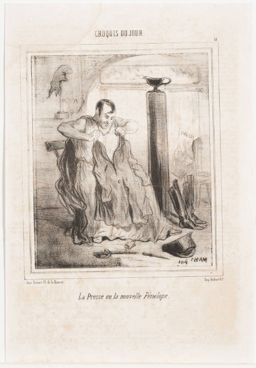 The Press or the New Penelope [La Presse ou la nouvelle Pénélope]