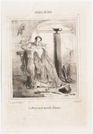 The Press or the New Penelope [La Presse ou la nouvelle Pénélope]