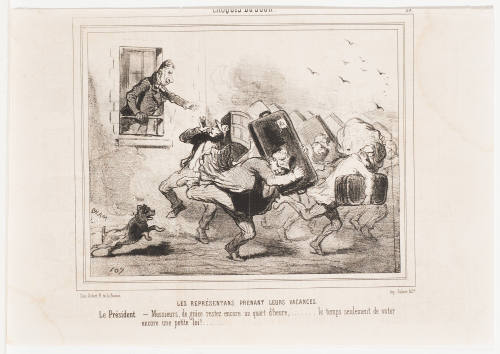 Representatives Taking Their Vacation [Les représentans prenant leurs vacanes]