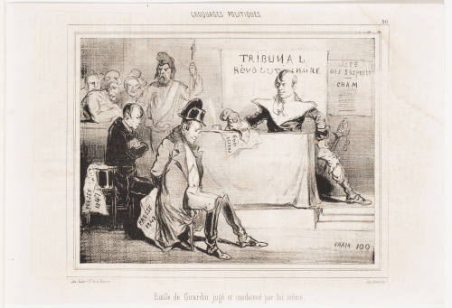 Emile de Girardin Judged and Condemned by Himself [Emile de Girardin jugé et condamné par lui même]