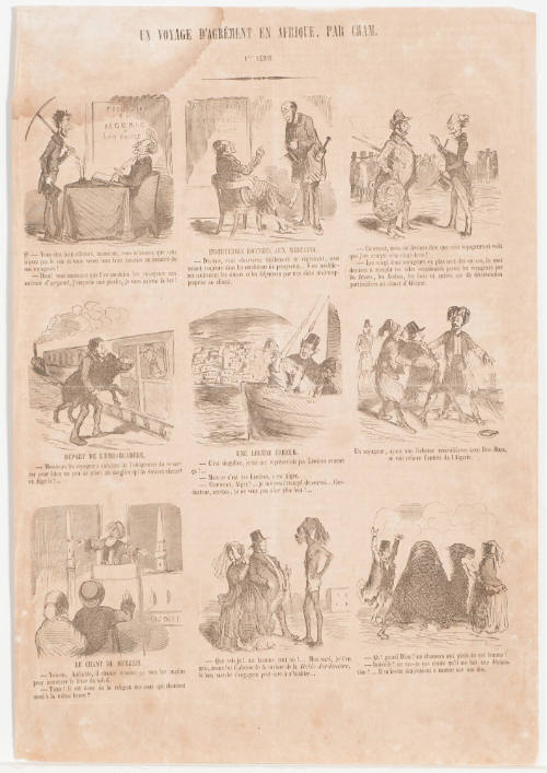 A Pleasure Trip to Africa, by Cham [Un voyage d'agrément en Afrique, par Cham]