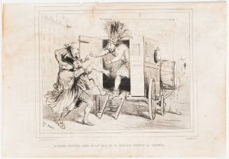 The Famous Proudon Kidnapped, by an American Showman [La fameux Proudhon enlevéde vive force, par un Américain montreur de curiosités]