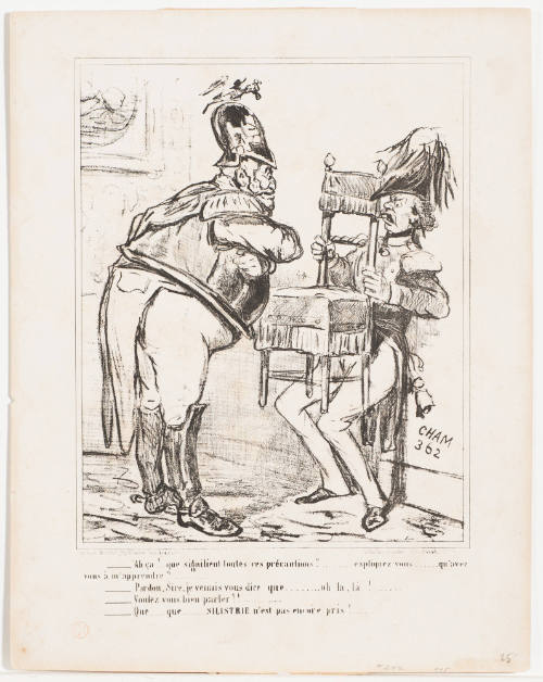 Oh That! What's the Meaning of All These Precautions? [Ah ça! Que signifient toutes ces precautions?]