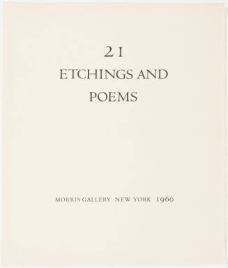 21 Etchings and Poems: Title Page