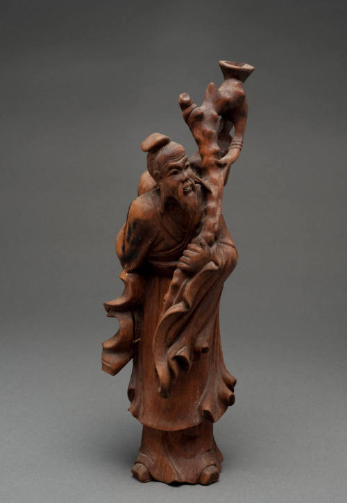 Taoist Deity Holding a Gourd