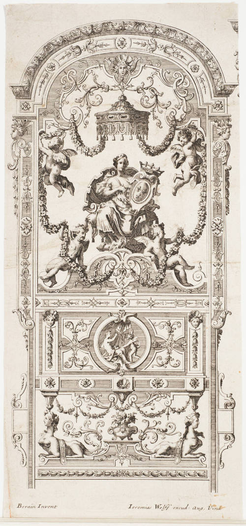 Back View of Sedan Chair