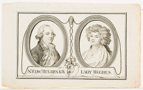 Sr. Edwd. Hughes, K.B. / Lady Hughes.