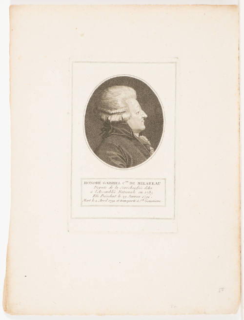 Honoré Gabiel Cte. de Mirabeau