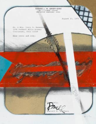 Embellished Letter to Irwin and Judy Hanenson