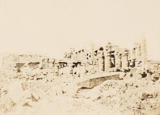 Karnak: Temple of Amun, view of Hypostyle Hall & Obelisks [Egypt]