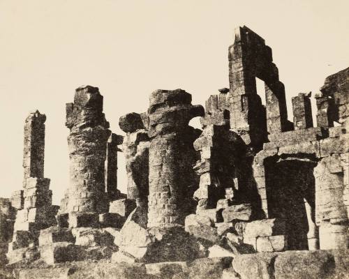 Karnak: Temple of Amun, Columns of Hypostyle Hall from Third Pylon [Egypt]