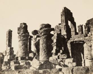 Karnak: Temple of Amun, Columns of Hypostyle Hall from Third Pylon [Egypt]