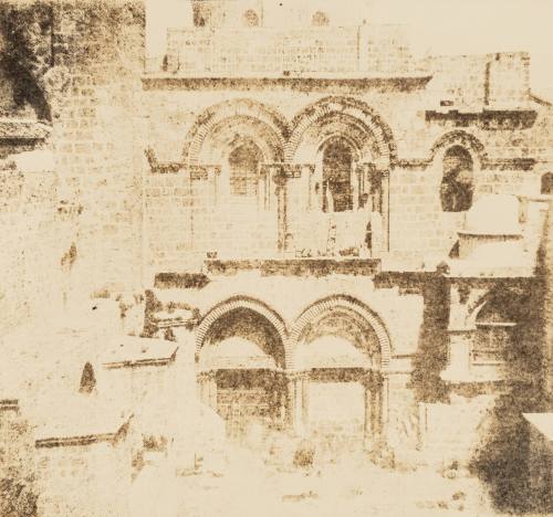 Entrance Facade of Church of Holy Sepulchre, Jerusalem