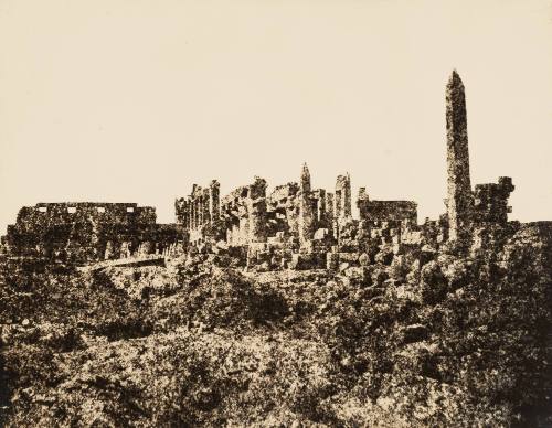 Karnak: Temple of Amun, View of Hypostyle Hall & Obelisks [Egypt]
