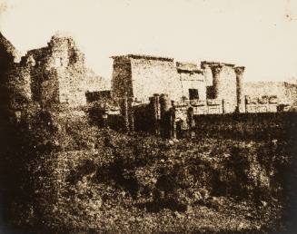 General view of Medinet Habu temple entrance (from SE), W. Thebes [Egypt]