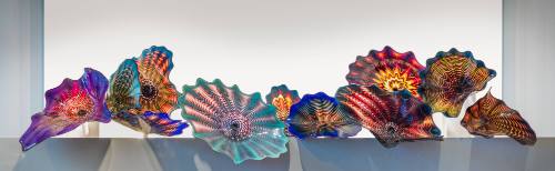 Cobalt, Cerulean, Purpura and Oxblood Persian Installation