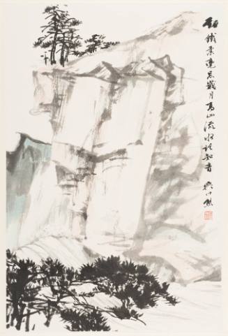 Tall Cliff and Running River