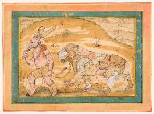 A Div Leads a Composite Lion