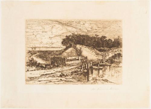 Gardner's Bay, Long Island, Seen from Fresh Pond