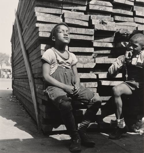 Untitled (Two Seated Boys, Harlem)