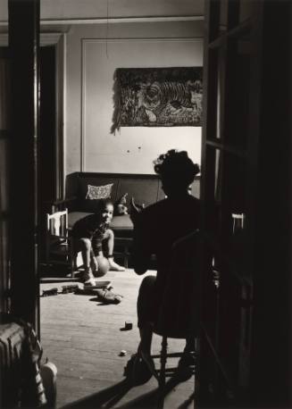 Untitled (Interior with Two Figures, Harlem)