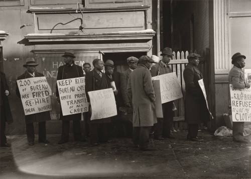Untitled (Unemployment Council Pickets, Harlem)