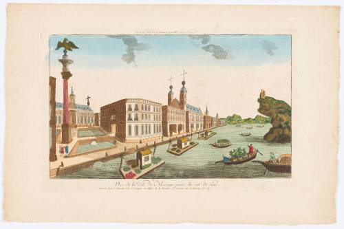 Mexico City near Coté du Lac (La ville du Mexique prise du coté du lac)