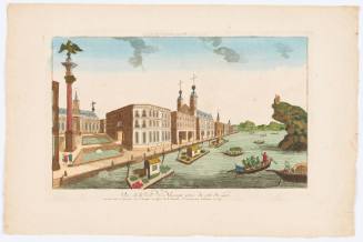 Mexico City near Coté du Lac (La ville du Mexique prise du coté du lac)