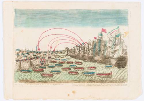 Havana: Vue de la prise des forts et ville de Havane par les Angloise in 1762