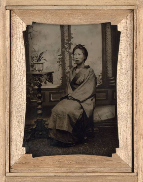 Portrait of Woman in Kimono