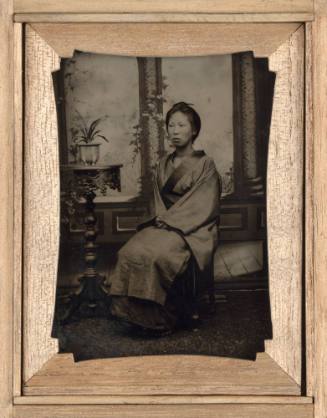 Portrait of Woman in Kimono