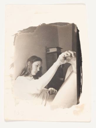 Platinum Test Print (Self-Portrait, Athens, Ohio)