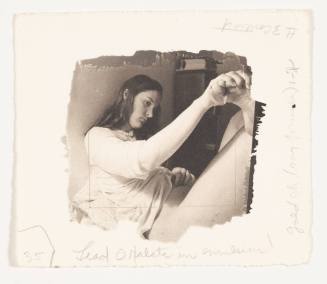 Untitled Platinum Experiment [self-portrait]