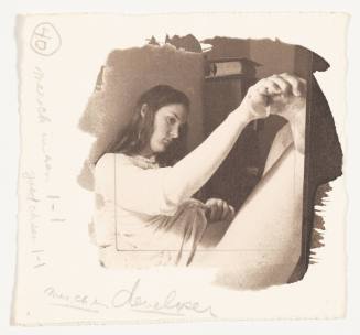 Untitled Platinum Experiment [self-portrait]