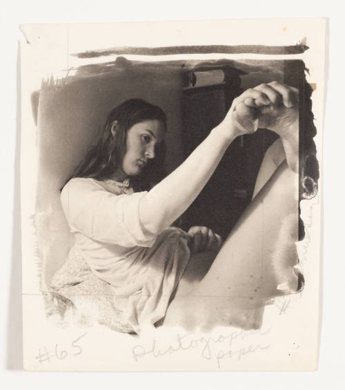 Untitled Platinum Experiment [self-portrait]