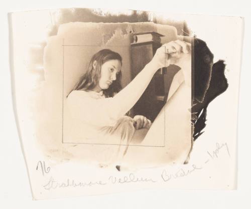 Untitled Platinum Experiment [self-portrait]