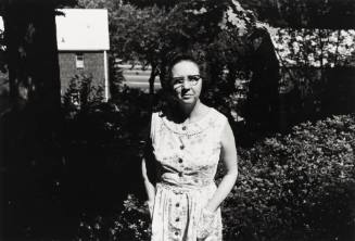 My Mother in the Backyard, Arlington, Virginia