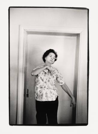 My Mother, Posing in Living Room Door, Arlington, Virginia
