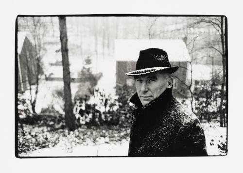 My Father, Winter Backyard, Arlington, Virginia