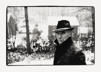 My Father, Winter Backyard, Arlington, Virginia