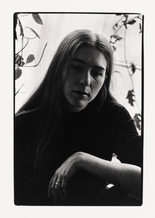 My Sister Carol in Window, Arlington, Virginia