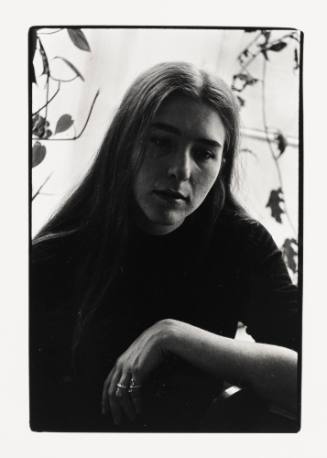 My Sister Carol in Window, Arlington, Virginia
