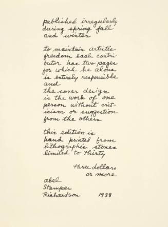 Bound Volume of 7 lithographs