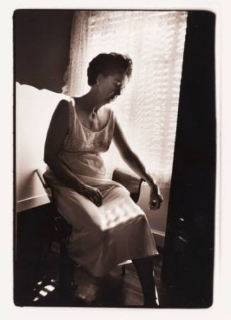 My Mother, Poetry Pose, Arlington, Virginia